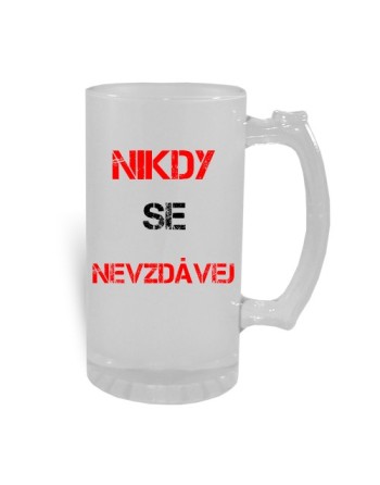půllitr nikdy se nevzdávej, dárkové motivační předměty